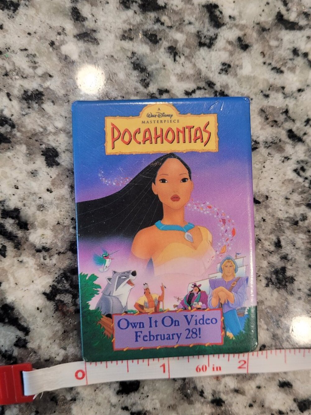 Pocahontas Promotional Movie Pin Disney Vintage 1995